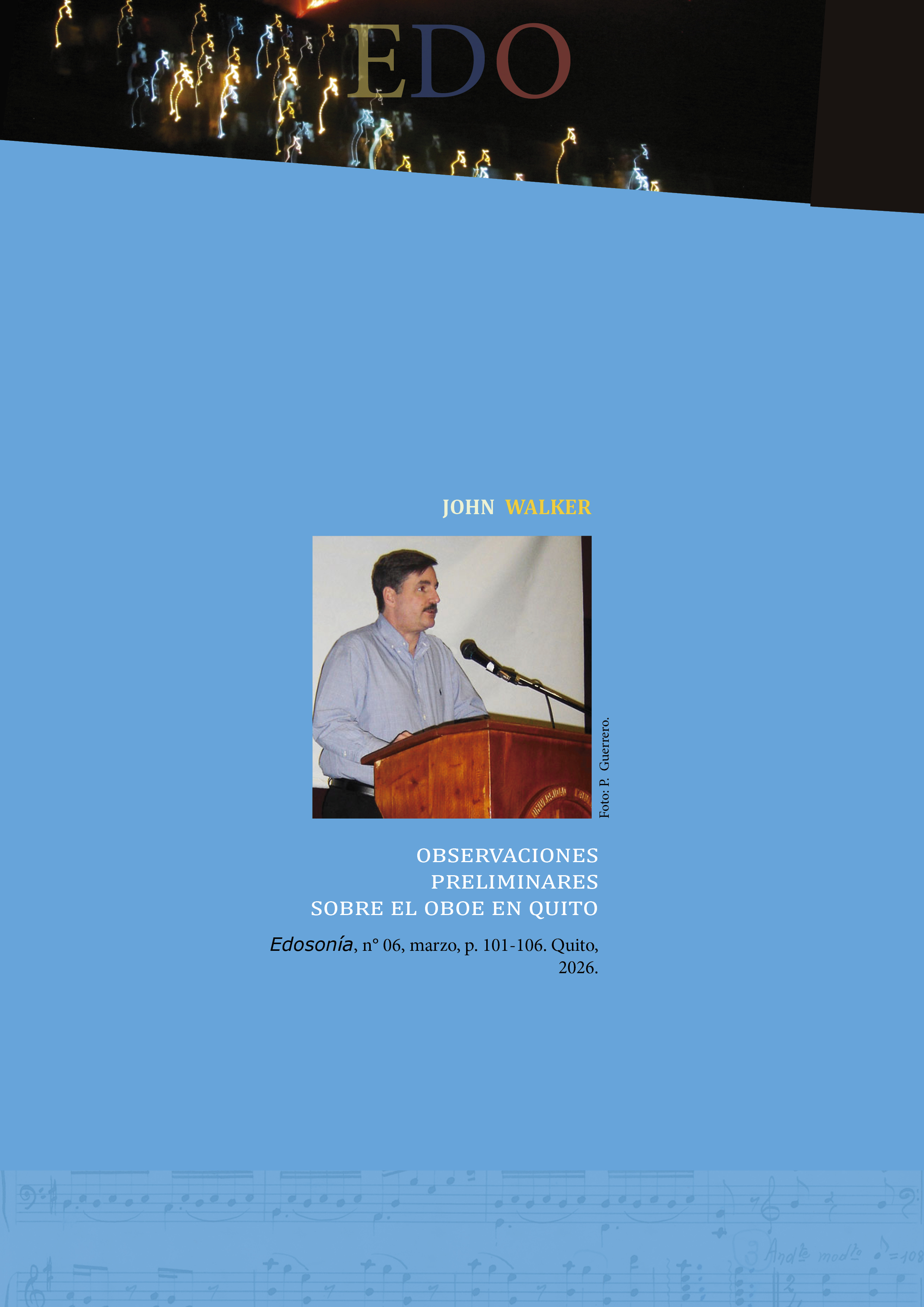 El oboe en Quito