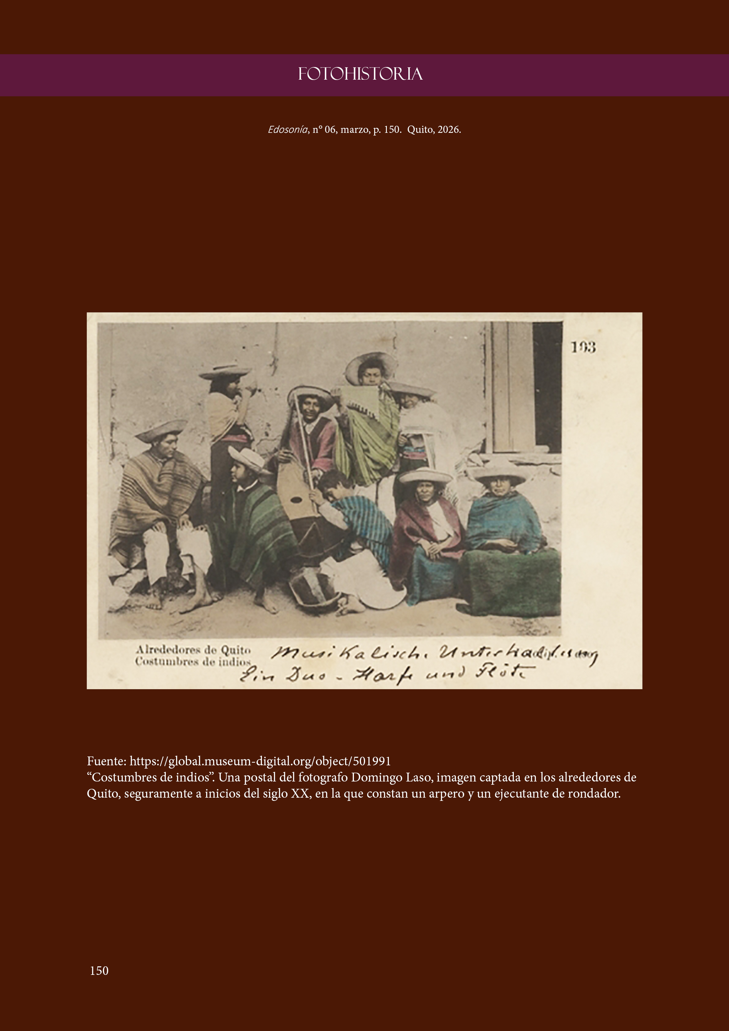 Foto "Costumbres de indios"