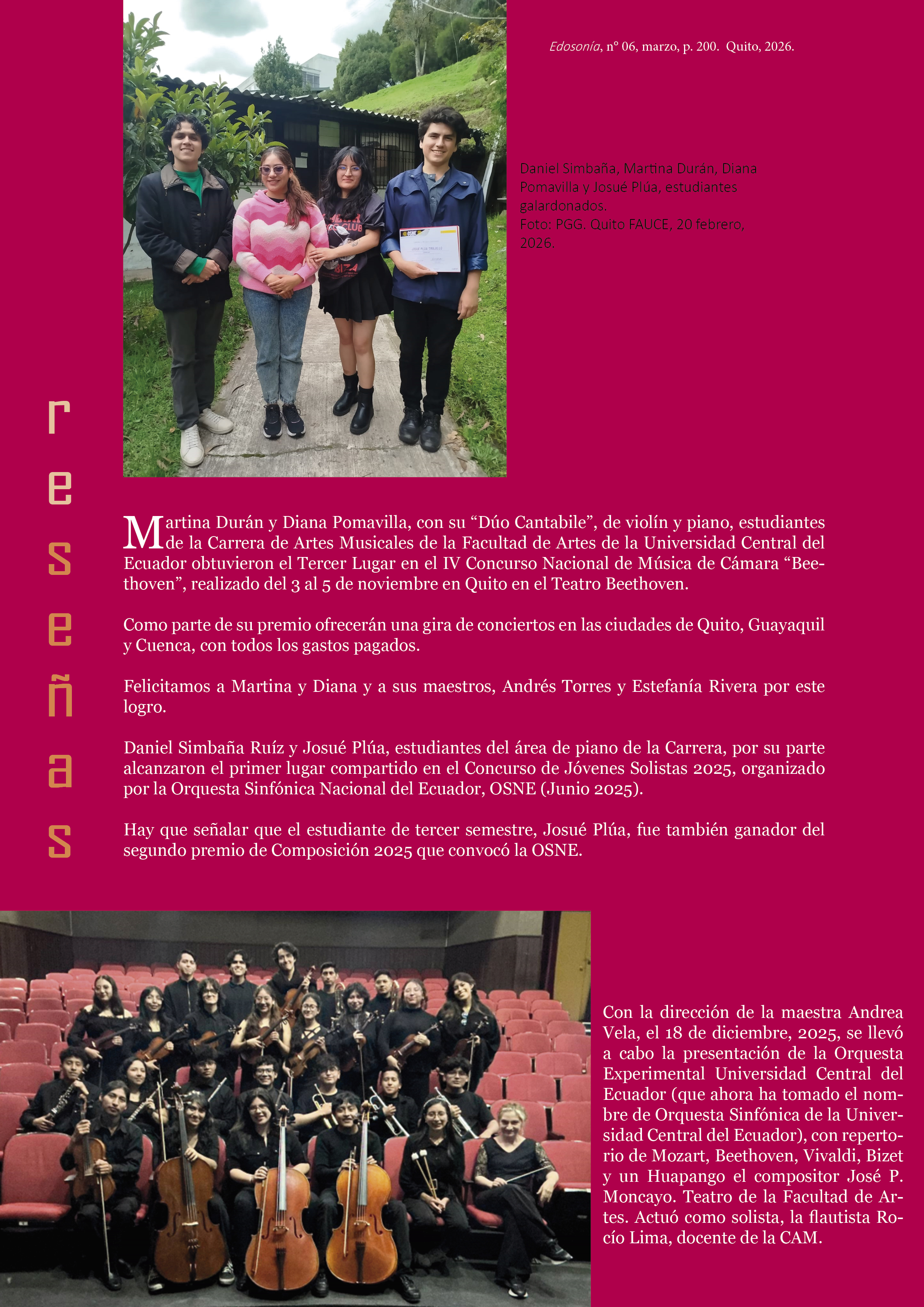 Estudiantes premiados