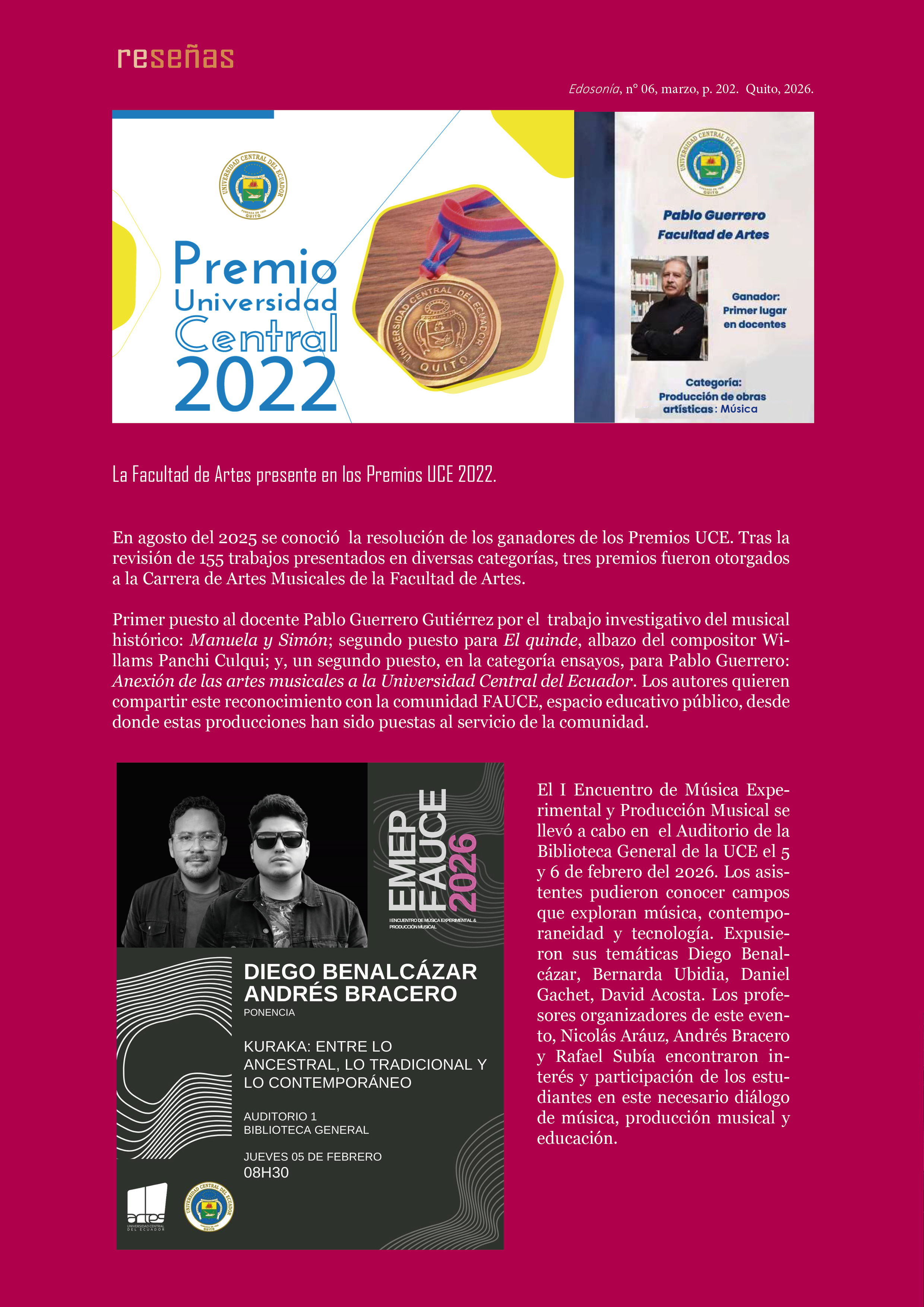 Premios UCE