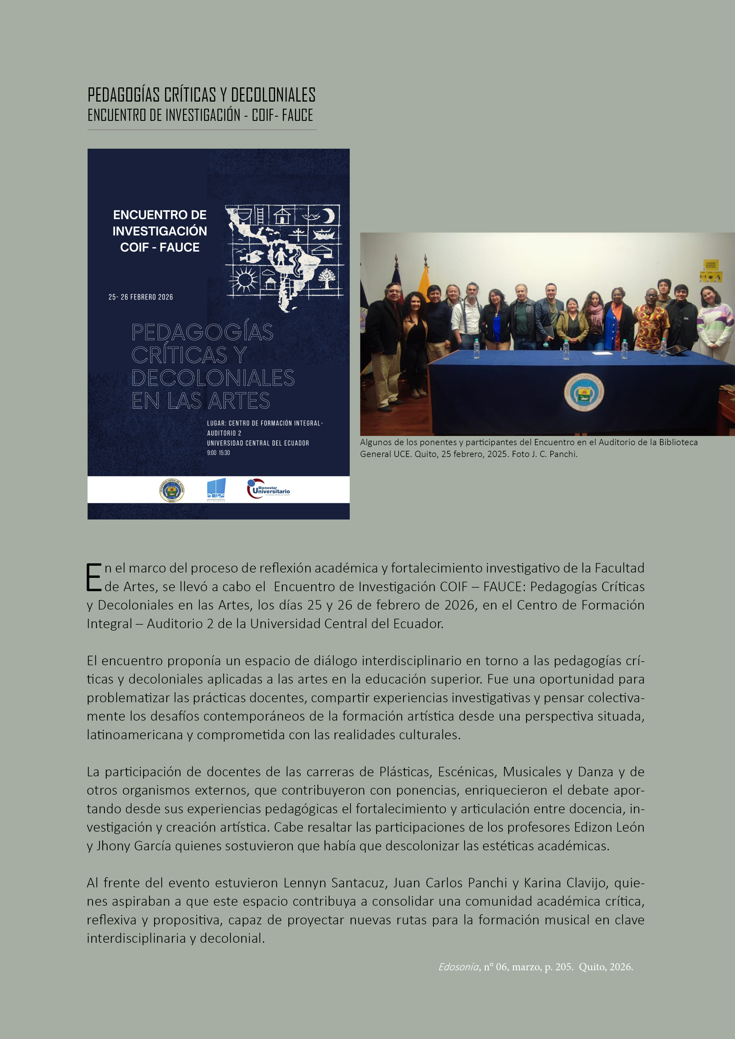 Pedagogías críticas: encuentro